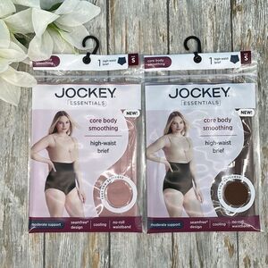 Women's Core Body Smoothing High-Waist Brief Cooling Underwear 2-Pack Size S